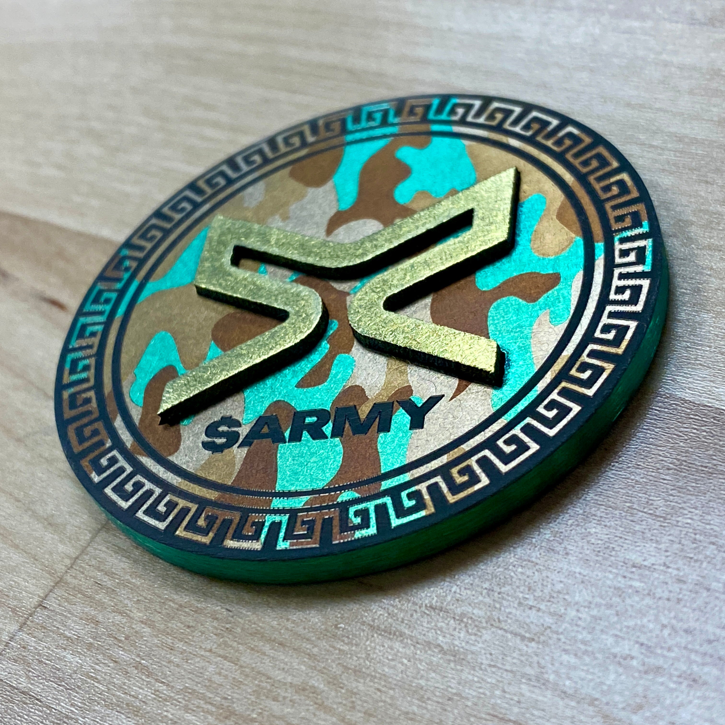 Custom metal merch