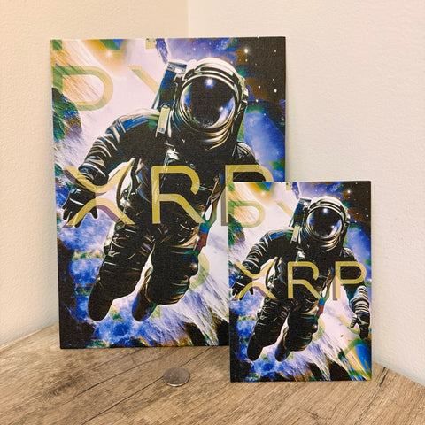 Blue Lemonade XRP Astronaut | UV Printed Canvas